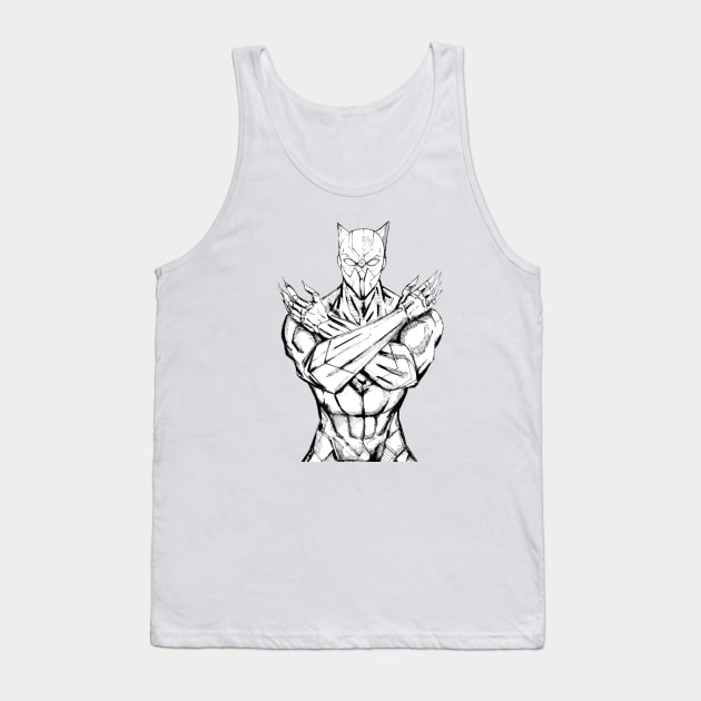 tchalla king of wakanda Tank Top by jorge_lebeau